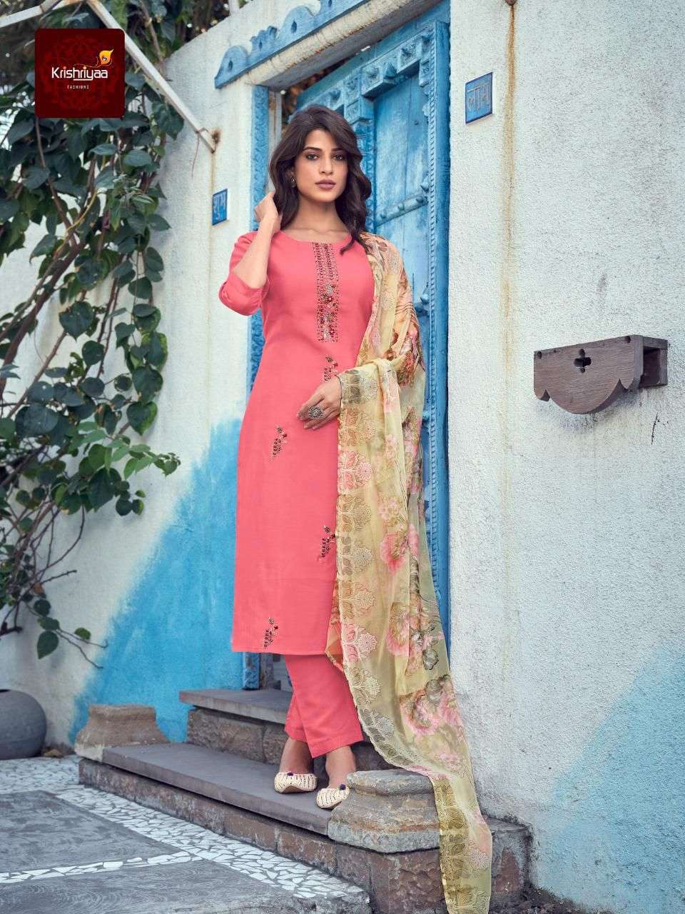 CANDID BY KRISHRIYAA BEAUTIFUL SUITS COLORFUL STYLISH FANCY CASUAL WEAR & ETHNIC WEAR VISCOSE DRESSES AT WHOLESALE PRICE