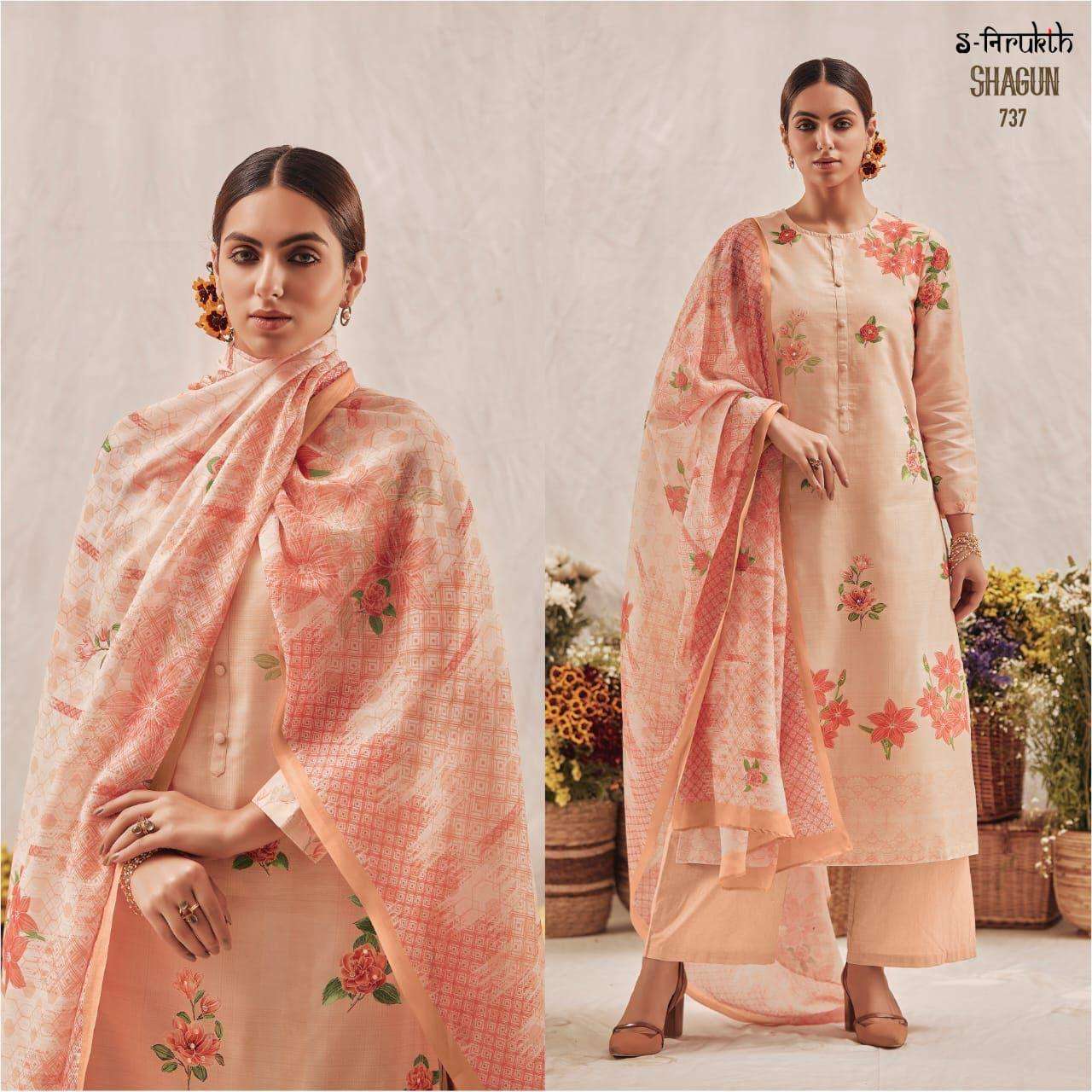 SHAGUN BY S-NIRUKTH BEAUTIFUL STYLISH SUITS FANCY COLORFUL CASUAL WEAR & ETHNIC WEAR & READY TO WEAR MUSLIN DIGITAL PRINTED DRESSES AT WHOLESALE PRICE