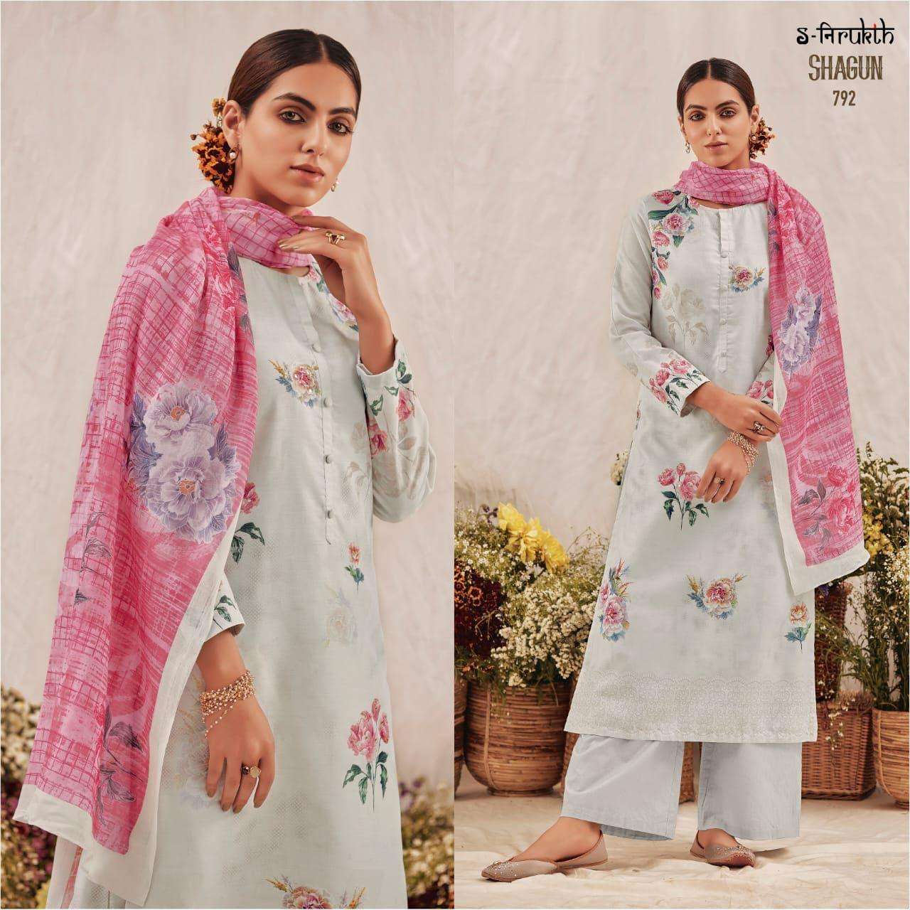 SHAGUN BY S-NIRUKTH BEAUTIFUL STYLISH SUITS FANCY COLORFUL CASUAL WEAR & ETHNIC WEAR & READY TO WEAR MUSLIN DIGITAL PRINTED DRESSES AT WHOLESALE PRICE