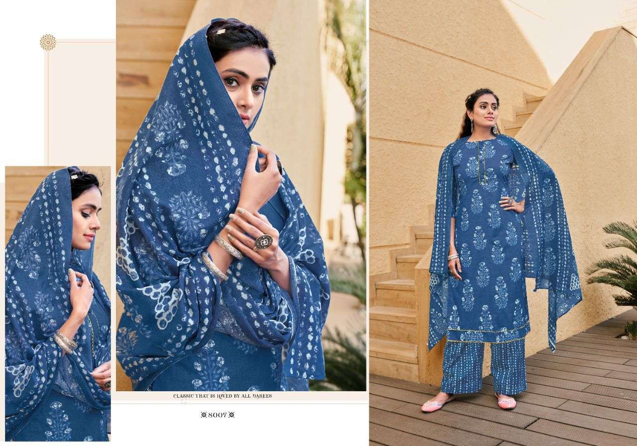 RUBY BY RADHA FAB 8001 TO 8010 SERIES BEAUTIFUL STYLISH SUITS FANCY COLORFUL CASUAL WEAR & ETHNIC WEAR & READY TO WEAR HEAVY COTTON PRINTED DRESSES AT WHOLESALE PRICE