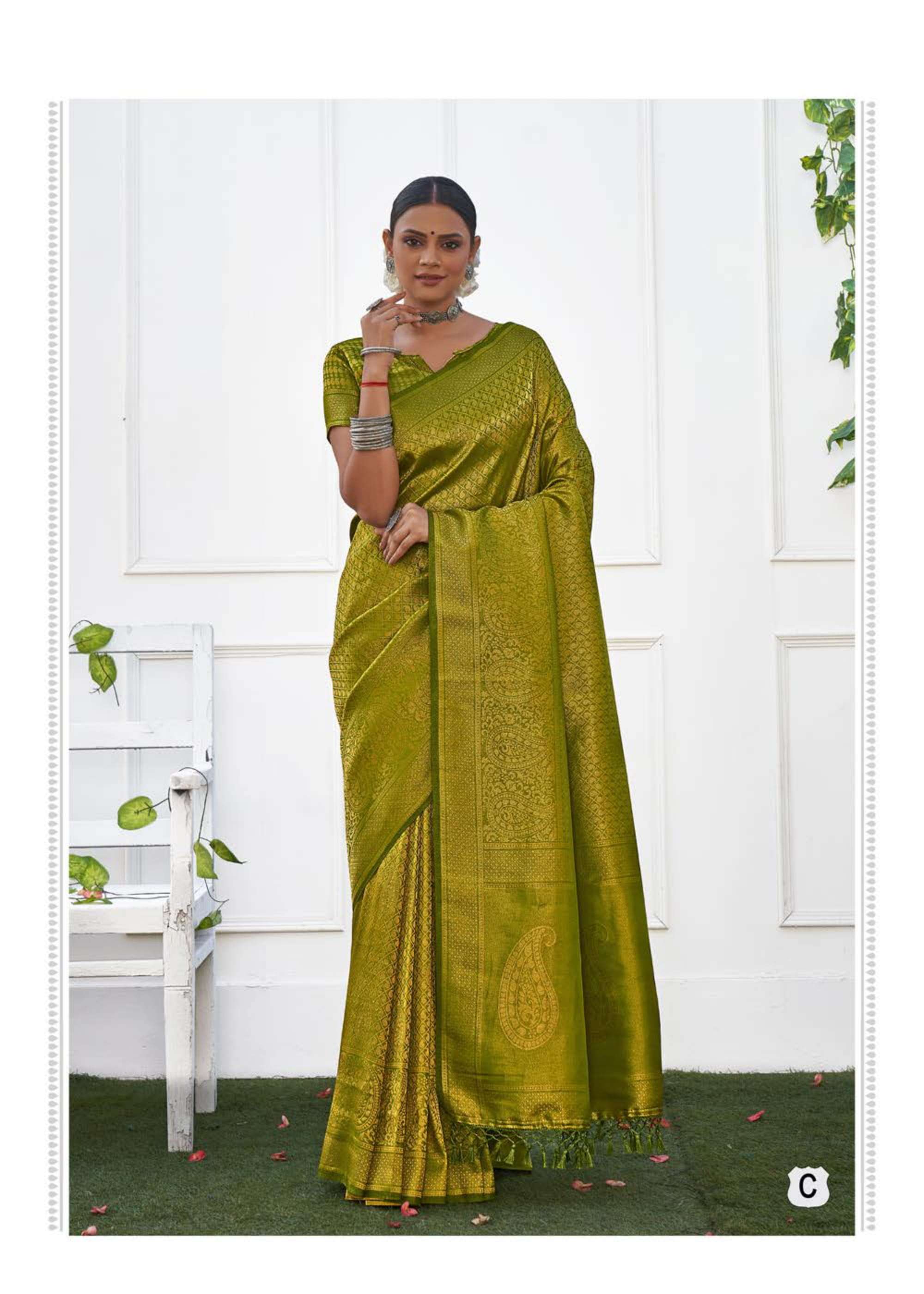 SOUTH PURE SILK VOL-2 BY SHANGRILA A TO F SERIES INDIAN TRADITIONAL WEAR COLLECTION BEAUTIFUL STYLISH FANCY COLORFUL PARTY WEAR & OCCASIONAL WEAR PURE SILK SAREES AT WHOLESALE PRICE