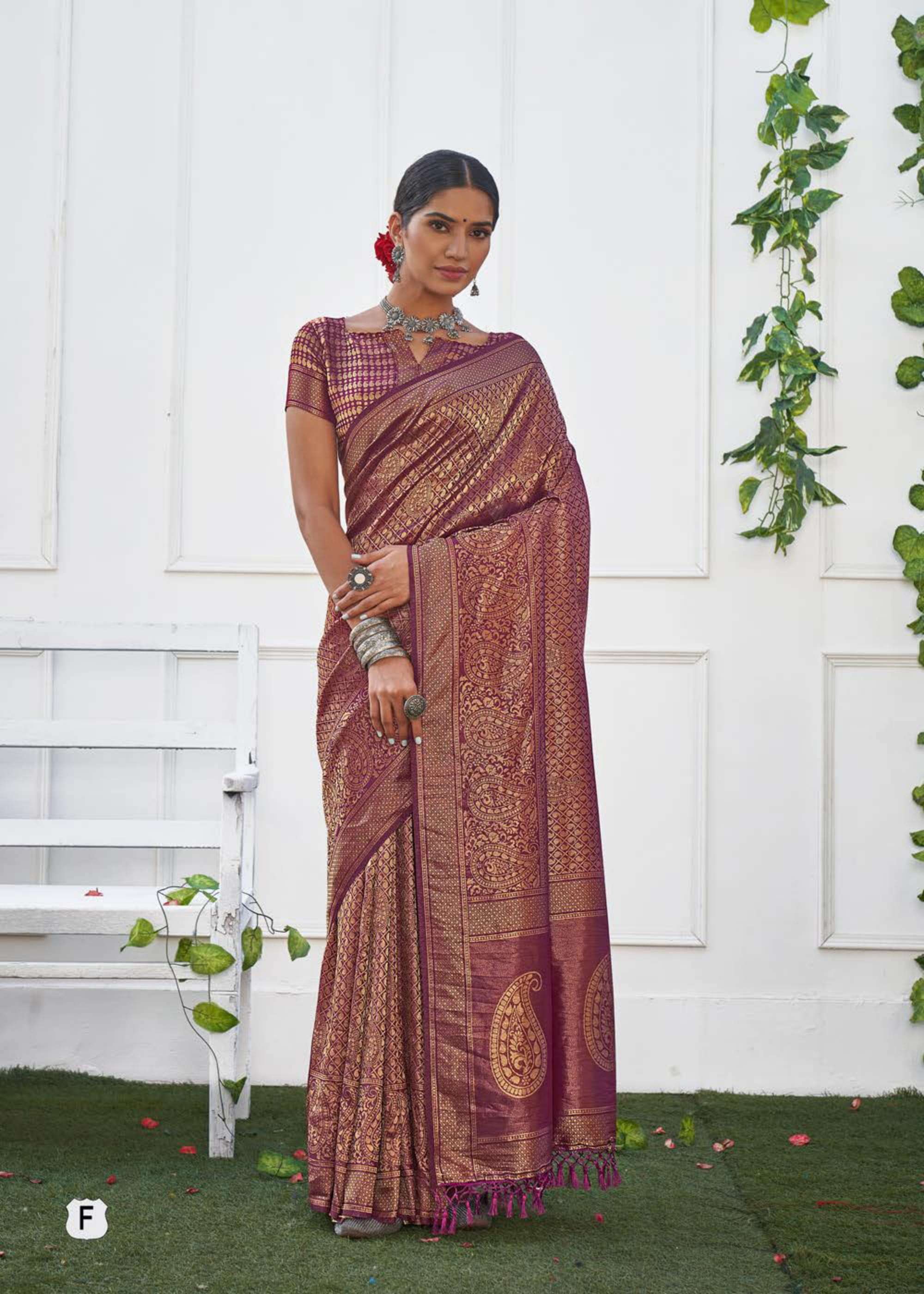 SOUTH PURE SILK VOL-2 BY SHANGRILA A TO F SERIES INDIAN TRADITIONAL WEAR COLLECTION BEAUTIFUL STYLISH FANCY COLORFUL PARTY WEAR & OCCASIONAL WEAR PURE SILK SAREES AT WHOLESALE PRICE