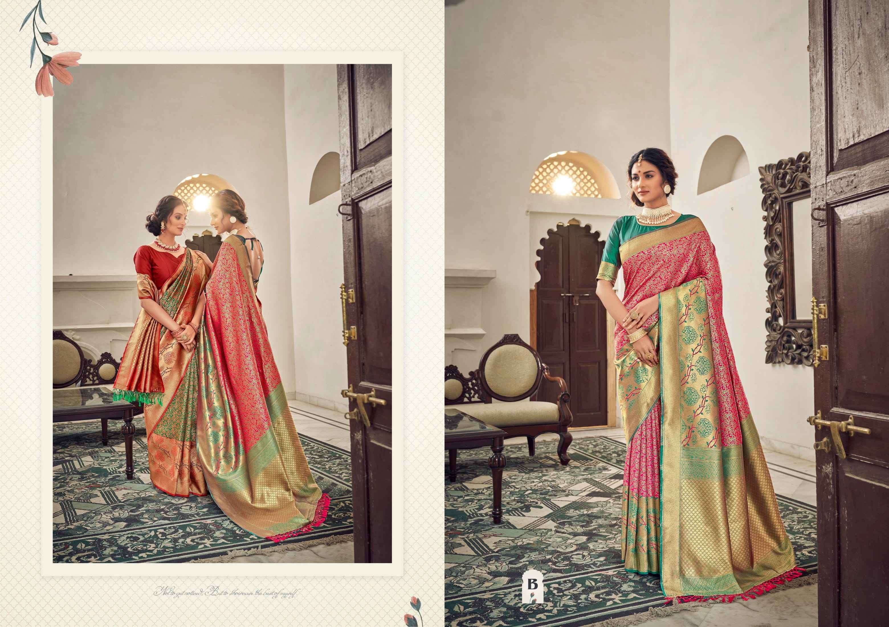 VARMALA SILK BY SHANGRILA A TO F SERIES INDIAN TRADITIONAL WEAR COLLECTION BEAUTIFUL STYLISH FANCY COLORFUL PARTY WEAR & OCCASIONAL WEAR PURE SILK SAREES AT WHOLESALE PRICE