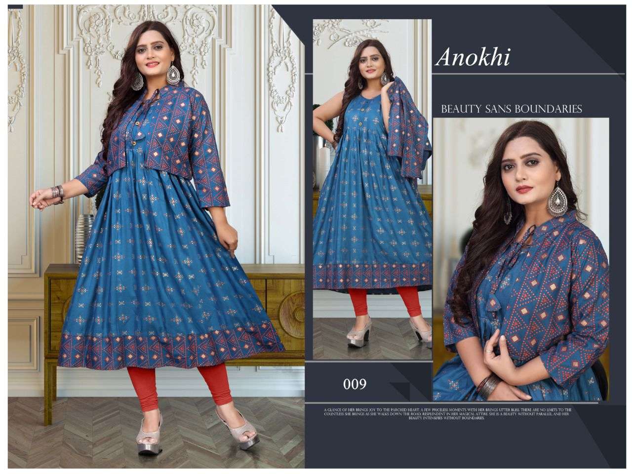 ANOKHI BY AKHAND JYOT 001 TO 010 SERIES DESIGNER STYLISH FANCY COLORFUL BEAUTIFUL PARTY WEAR & ETHNIC WEAR COLLECTION PURE RAYON KURTIS AT WHOLESALE PRICE