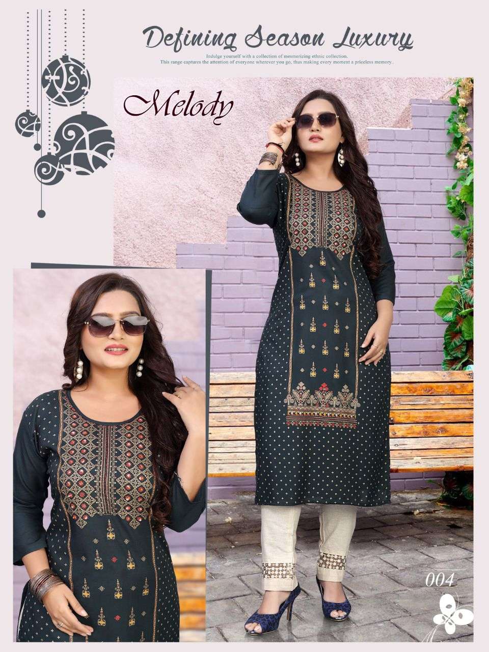 MELODY BY AKHAND JYOT 001 TO 010 SERIES DESIGNER STYLISH FANCY COLORFUL BEAUTIFUL PARTY WEAR & ETHNIC WEAR COLLECTION PURE RAYON KURTIS AT WHOLESALE PRICE