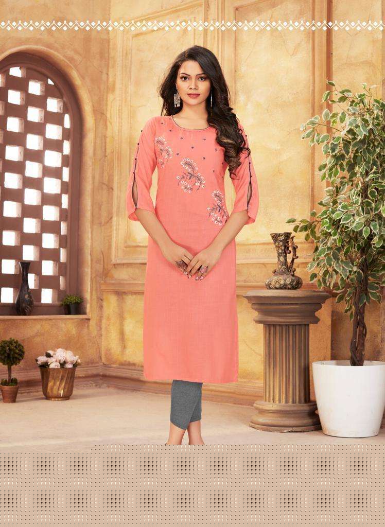 KIMAYA VOL-2 BY HINAYA 2001 TO 2009 SERIES DESIGNER STYLISH FANCY COLORFUL BEAUTIFUL PARTY WEAR & ETHNIC WEAR COLLECTION RAYON EMBROIDERY KURTIS AT WHOLESALE PRICE