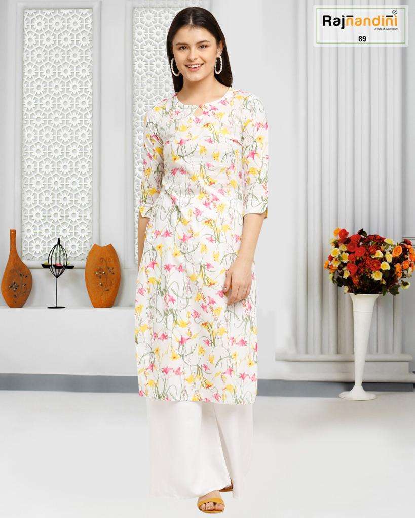 PRINT VOL-14 BY RAJNANDINI DESIGNER STYLISH FANCY COLORFUL BEAUTIFUL PARTY WEAR & ETHNIC WEAR COLLECTION PURE COTTON PRINT KURTIS AT WHOLESALE PRICE