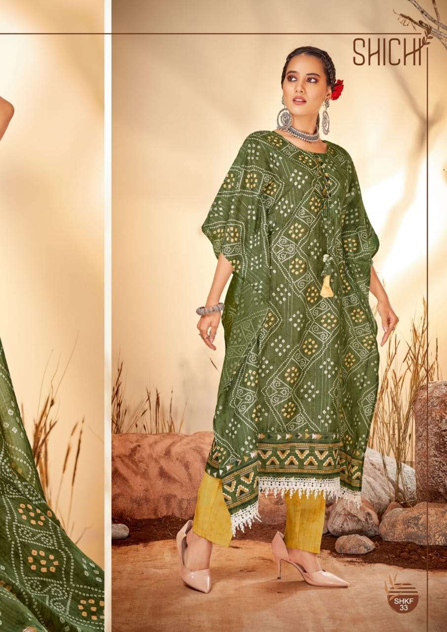 KAYA BY SHICHI 31 TO 36 SERIES DESIGNER STYLISH FANCY COLORFUL BEAUTIFUL PARTY WEAR & ETHNIC WEAR COLLECTION MUSLIN VISCOSE KURTIS AT WHOLESALE PRICE