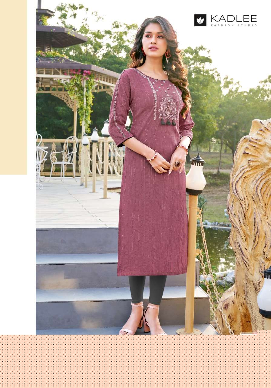KASHISH BY KADLEE 607 TO 612 SERIES DESIGNER STYLISH FANCY COLORFUL BEAUTIFUL PARTY WEAR & ETHNIC WEAR COLLECTION RAYON WITH WORK KURTIS AT WHOLESALE PRICE