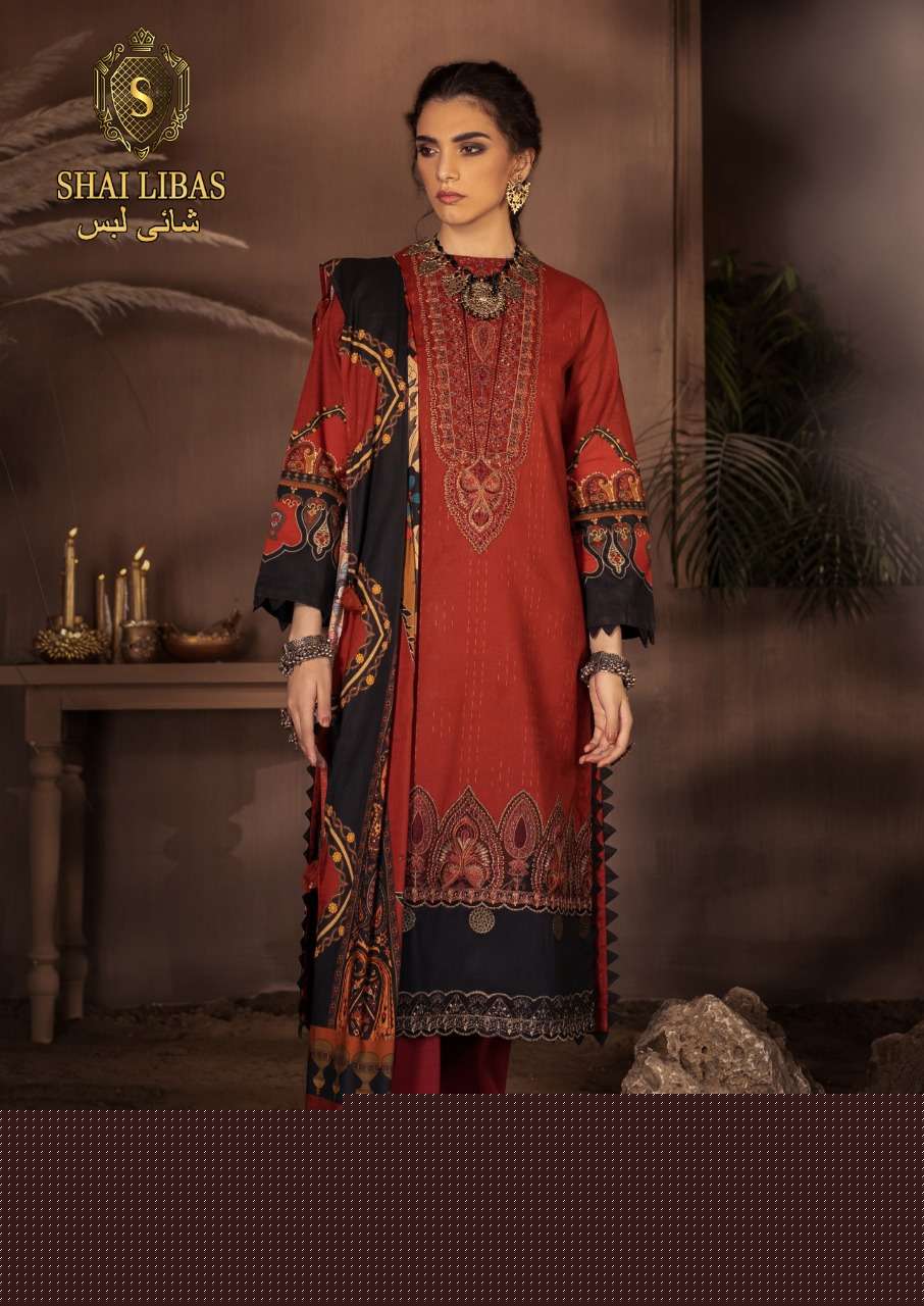 ANAYA BY SHAI LIBAS BEAUTIFUL PAKISTANI SUITS COLORFUL STYLISH FANCY CASUAL WEAR & ETHNIC WEAR PURE LAWN COTTON EMBROIDERED DRESSES AT WHOLESALE PRICE