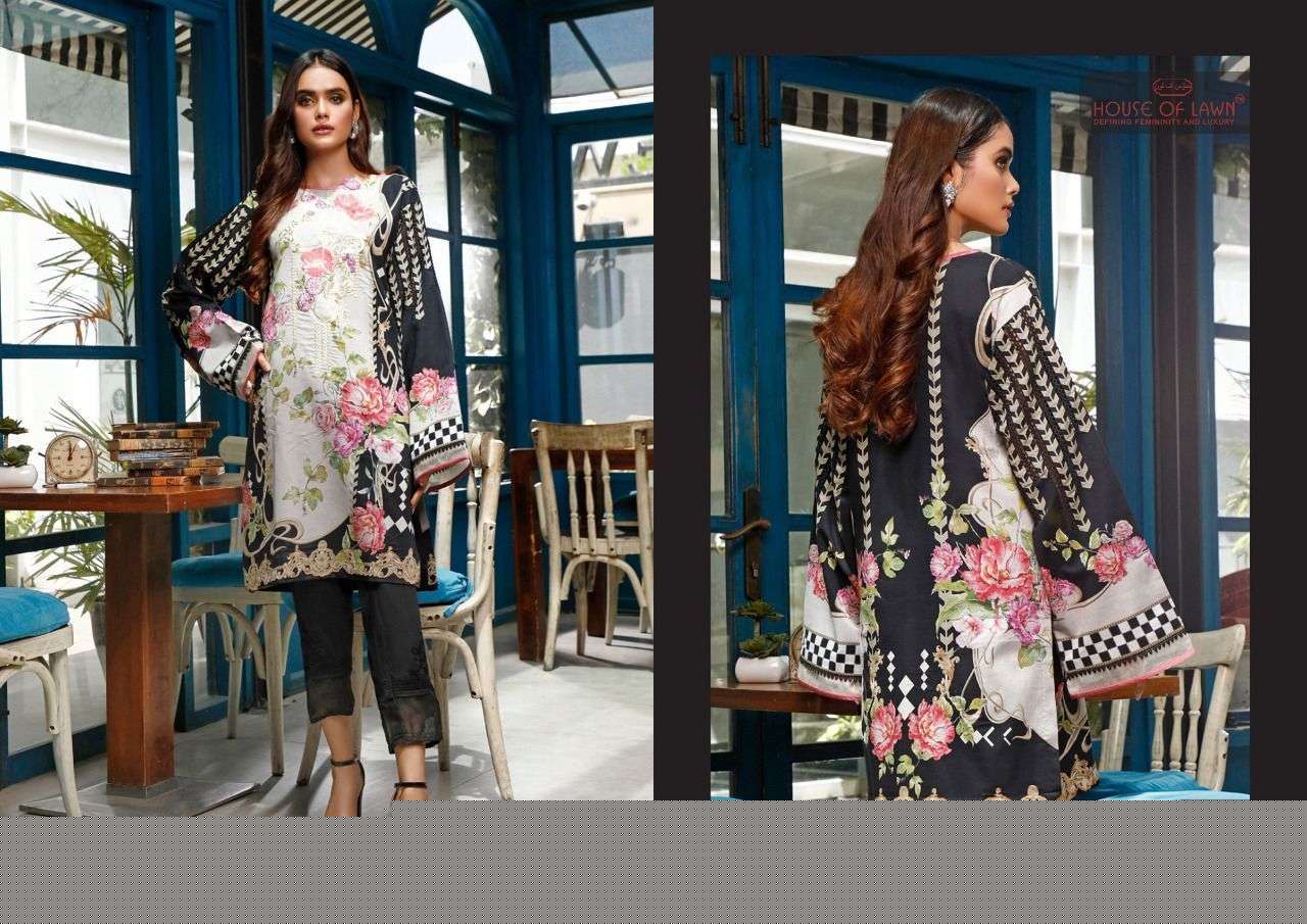 FIRDOUS BY HOUSE OF LAWN 1001 TO 1007 SERIES DESIGNER PAKISTANI SUITS BEAUTIFUL STYLISH FANCY COLORFUL PARTY WEAR & OCCASIONAL WEAR PURE LAWN DRESSES AT WHOLESALE PRICE