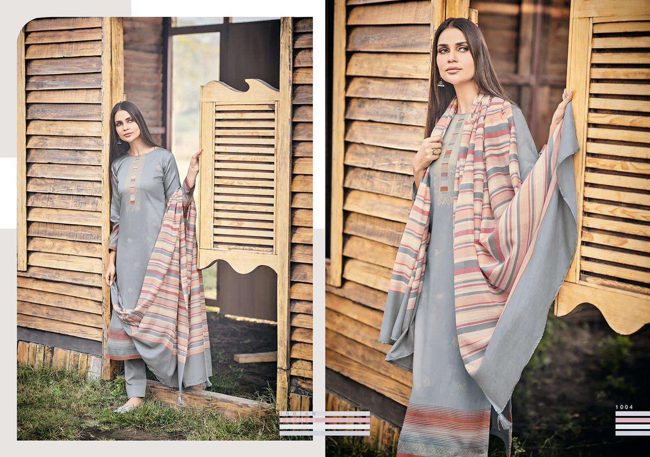 SAAGA BY PRM TRENDZ 1001 TO 1010 SERIES BEAUTIFUL SUITS COLORFUL STYLISH FANCY CASUAL WEAR & ETHNIC WEAR PURE JAM SILK PRINT DRESSES AT WHOLESALE PRICE