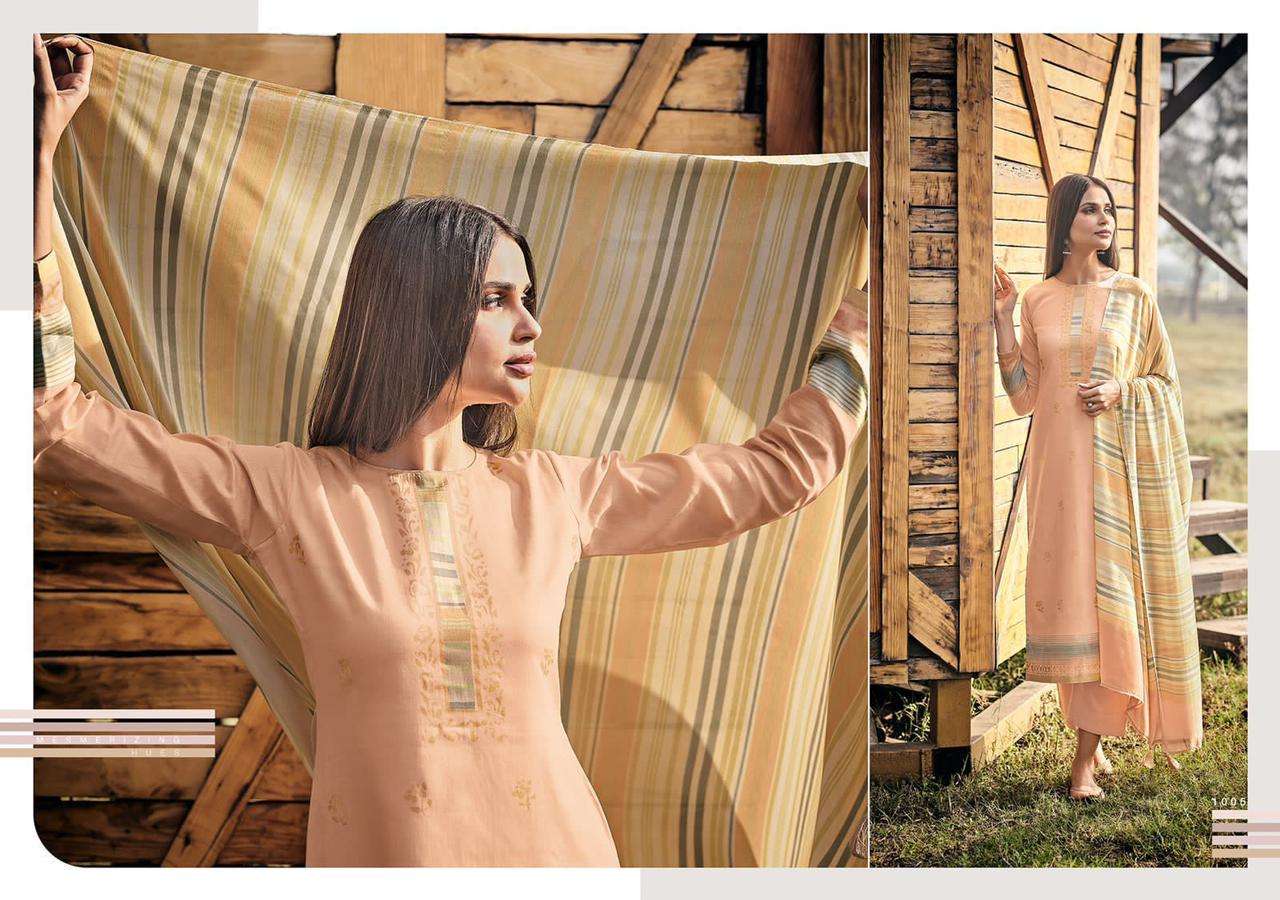 SAAGA BY PRM TRENDZ 1001 TO 1010 SERIES BEAUTIFUL SUITS COLORFUL STYLISH FANCY CASUAL WEAR & ETHNIC WEAR PURE JAM SILK PRINT DRESSES AT WHOLESALE PRICE