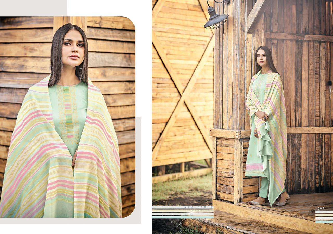 SAAGA BY PRM TRENDZ 1001 TO 1010 SERIES BEAUTIFUL SUITS COLORFUL STYLISH FANCY CASUAL WEAR & ETHNIC WEAR PURE JAM SILK PRINT DRESSES AT WHOLESALE PRICE