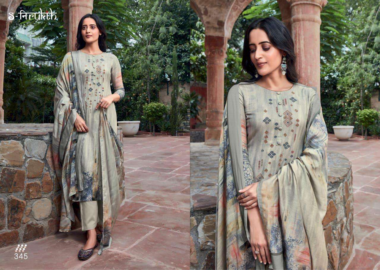 ELEGANT BY S-NIRUKTH BEAUTIFUL SUITS COLORFUL STYLISH FANCY CASUAL WEAR & ETHNIC WEAR CAMBRIC PRINT WITH WORK DRESSES AT WHOLESALE PRICE