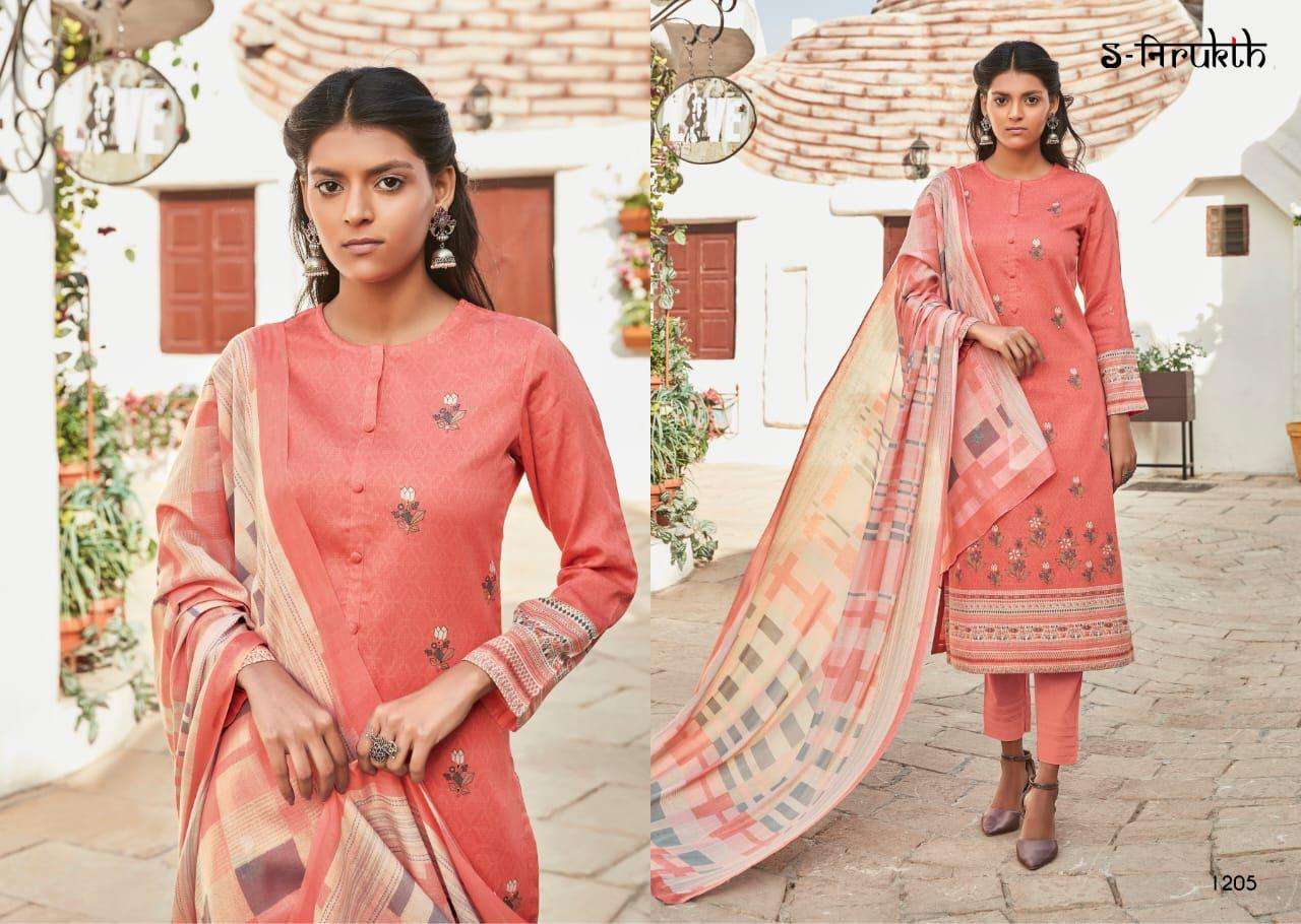 ELEGANT BY S-NIRUKTH BEAUTIFUL SUITS COLORFUL STYLISH FANCY CASUAL WEAR & ETHNIC WEAR CAMBRIC PRINT WITH WORK DRESSES AT WHOLESALE PRICE