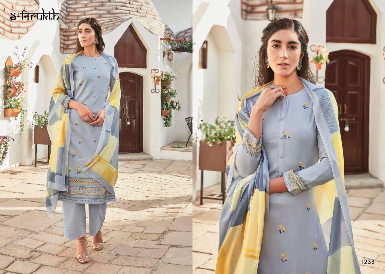 ELEGANT BY S-NIRUKTH BEAUTIFUL SUITS COLORFUL STYLISH FANCY CASUAL WEAR & ETHNIC WEAR CAMBRIC PRINT WITH WORK DRESSES AT WHOLESALE PRICE