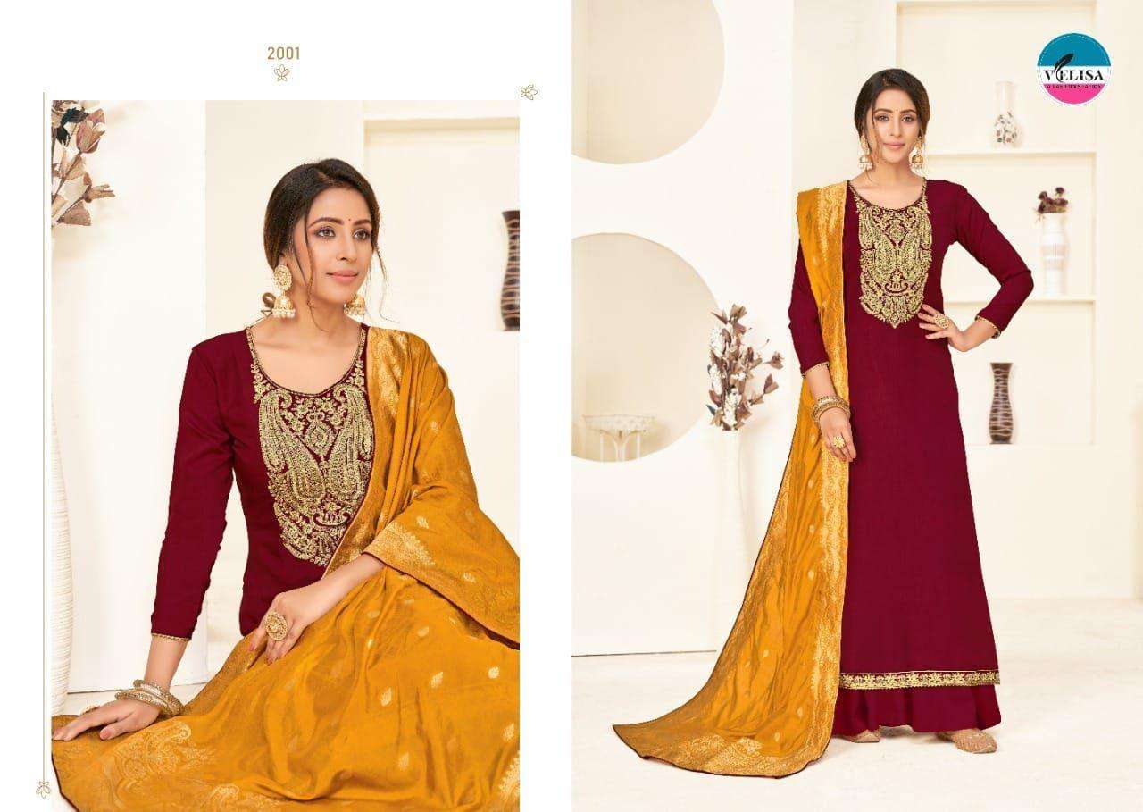 MUSK BY VELISA 2001 TO 2004 SERIES BEAUTIFUL SUITS COLORFUL STYLISH FANCY CASUAL WEAR & ETHNIC WEAR PURE MUSLIN SILK DRESSES AT WHOLESALE PRICE