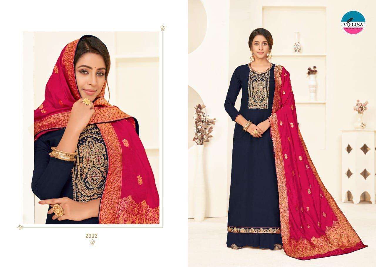 MUSK BY VELISA 2001 TO 2004 SERIES BEAUTIFUL SUITS COLORFUL STYLISH FANCY CASUAL WEAR & ETHNIC WEAR PURE MUSLIN SILK DRESSES AT WHOLESALE PRICE