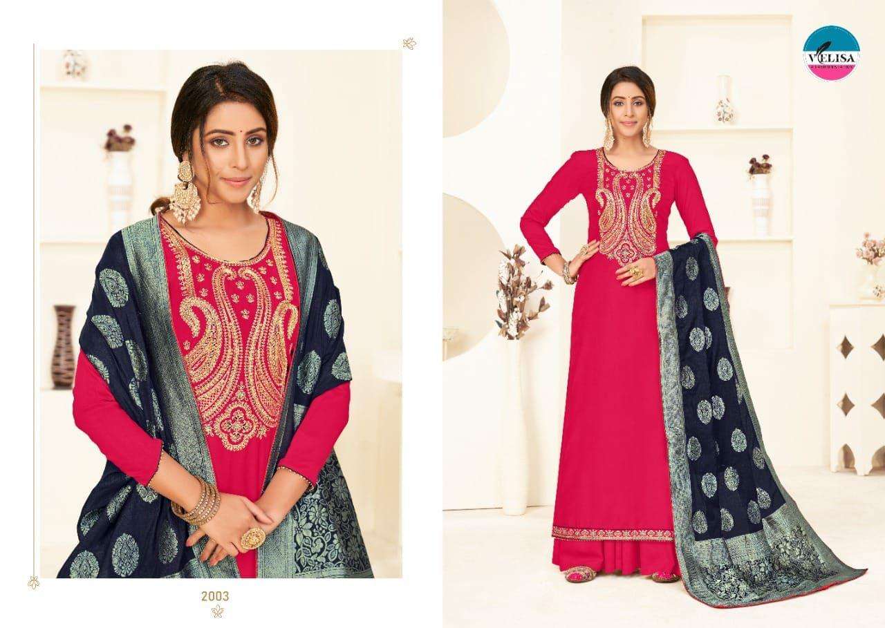 MUSK BY VELISA 2001 TO 2004 SERIES BEAUTIFUL SUITS COLORFUL STYLISH FANCY CASUAL WEAR & ETHNIC WEAR PURE MUSLIN SILK DRESSES AT WHOLESALE PRICE