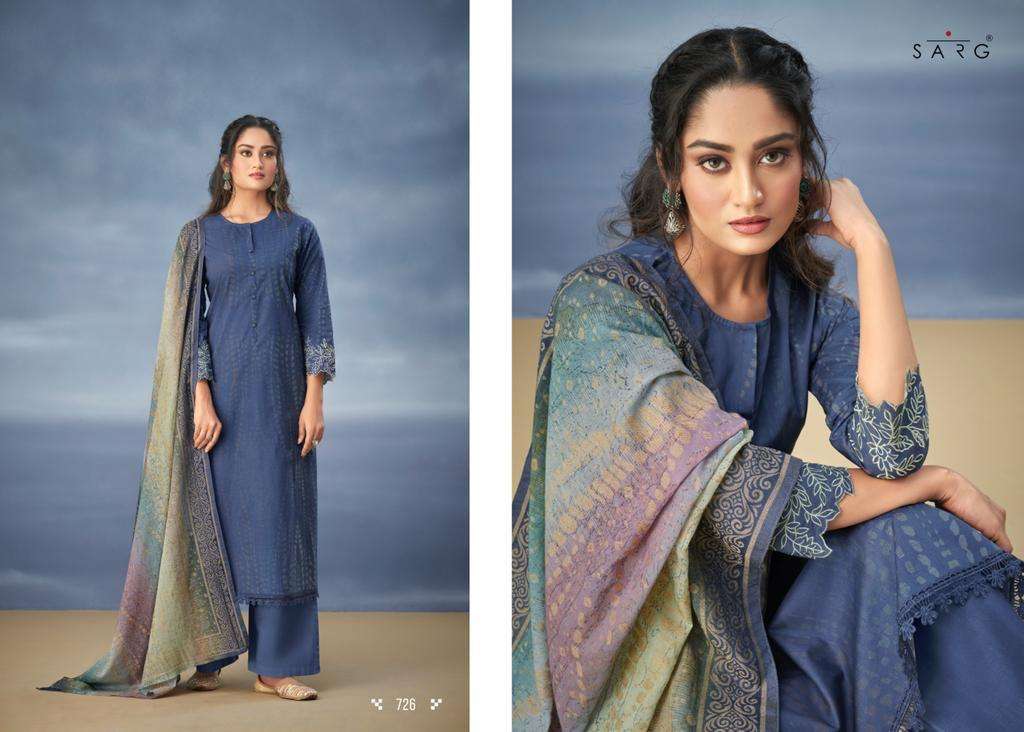 NISHKA BY SARG BEAUTIFUL SUITS COLORFUL STYLISH FANCY CASUAL WEAR & ETHNIC WEAR PURE COTTON PRINT DRESSES AT WHOLESALE PRICE