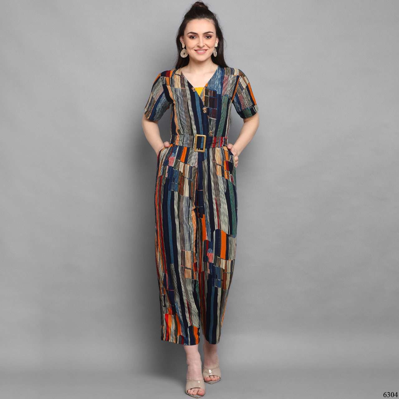 KAINAT VOL-14 BY KAAMIRI 6301 TO 6306 SERIES DESIGNER STYLISH FANCY COLORFUL BEAUTIFUL PARTY WEAR & ETHNIC WEAR COLLECTION PURE RAYON JUMPSUITS AT WHOLESALE PRICE