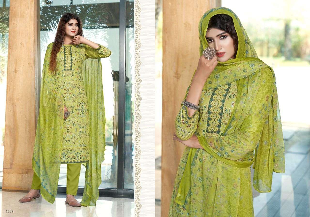 VOILET BY RADHA FAB 1001 TO 1010 SERIES BEAUTIFUL STYLISH SUITS FANCY COLORFUL CASUAL WEAR & ETHNIC WEAR & READY TO WEAR CAMBRIC COTTON PRINTED DRESSES AT WHOLESALE PRICE