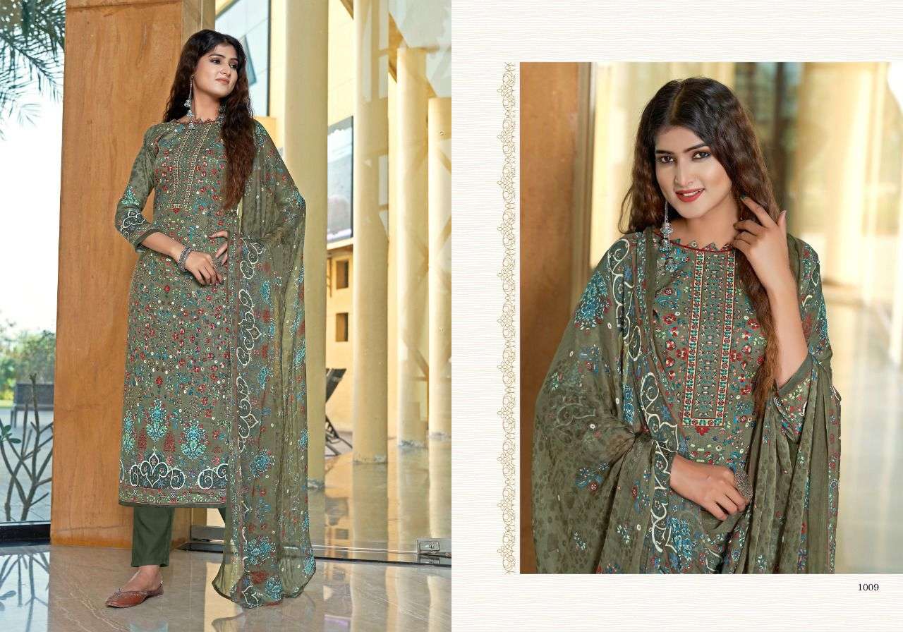 VOILET BY RADHA FAB 1001 TO 1010 SERIES BEAUTIFUL STYLISH SUITS FANCY COLORFUL CASUAL WEAR & ETHNIC WEAR & READY TO WEAR CAMBRIC COTTON PRINTED DRESSES AT WHOLESALE PRICE