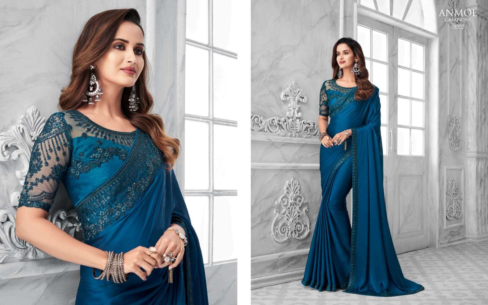 ELEGANCE VOL-14 BY ANMOL CREATION 10001 TO 10016 SERIES INDIAN TRADITIONAL WEAR COLLECTION BEAUTIFUL STYLISH FANCY COLORFUL PARTY WEAR & OCCASIONAL WEAR FANCY SAREES AT WHOLESALE PRICE