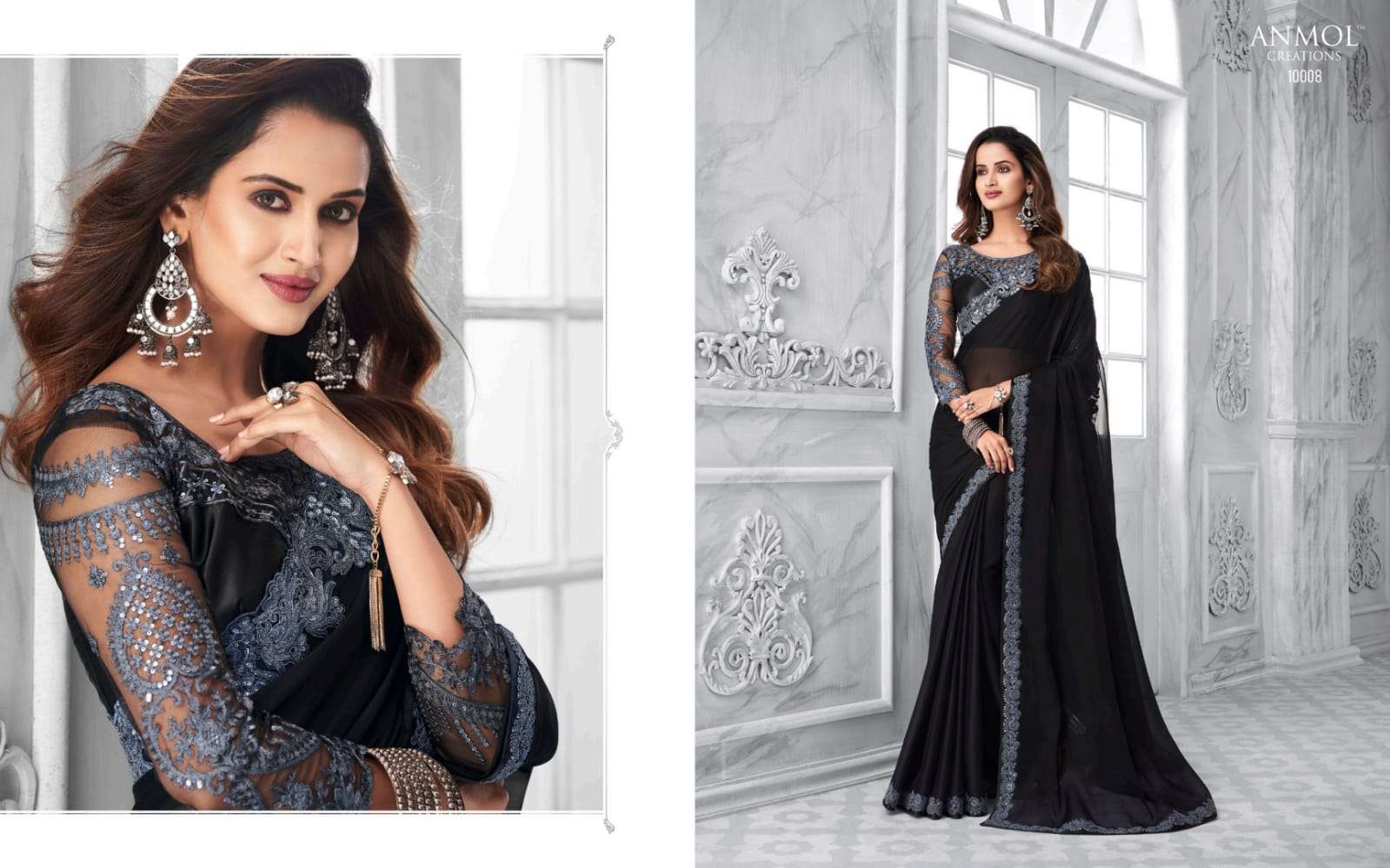ELEGANCE VOL-14 BY ANMOL CREATION 10001 TO 10016 SERIES INDIAN TRADITIONAL WEAR COLLECTION BEAUTIFUL STYLISH FANCY COLORFUL PARTY WEAR & OCCASIONAL WEAR FANCY SAREES AT WHOLESALE PRICE