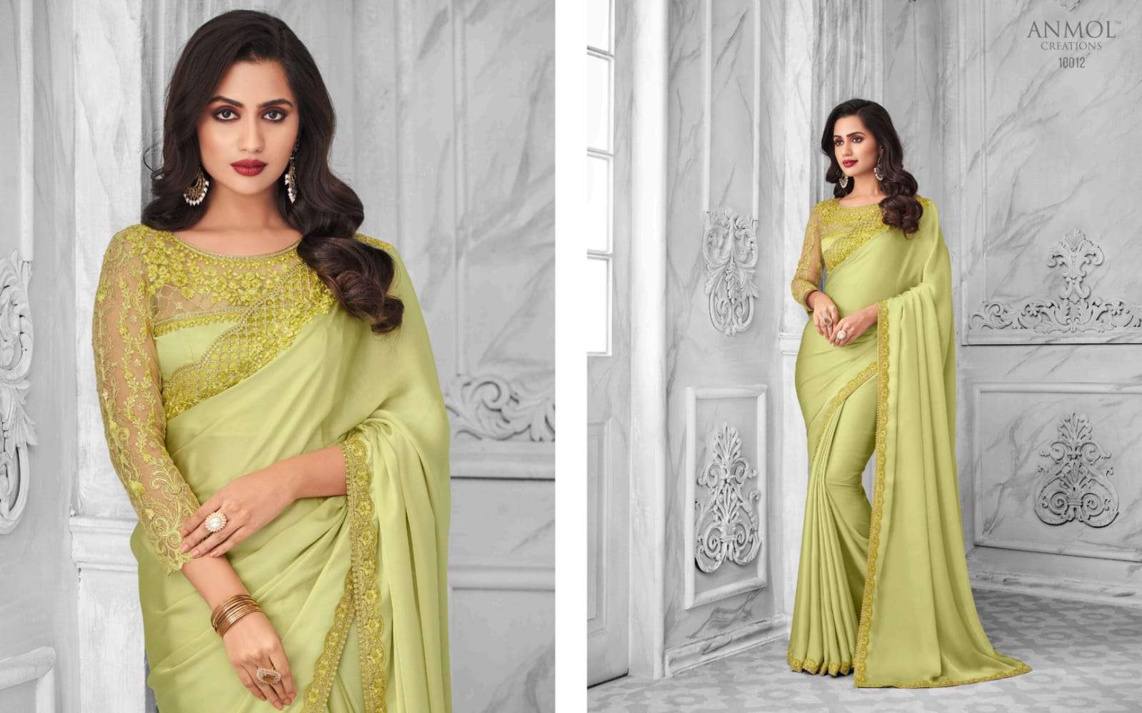 ELEGANCE VOL-14 BY ANMOL CREATION 10001 TO 10016 SERIES INDIAN TRADITIONAL WEAR COLLECTION BEAUTIFUL STYLISH FANCY COLORFUL PARTY WEAR & OCCASIONAL WEAR FANCY SAREES AT WHOLESALE PRICE