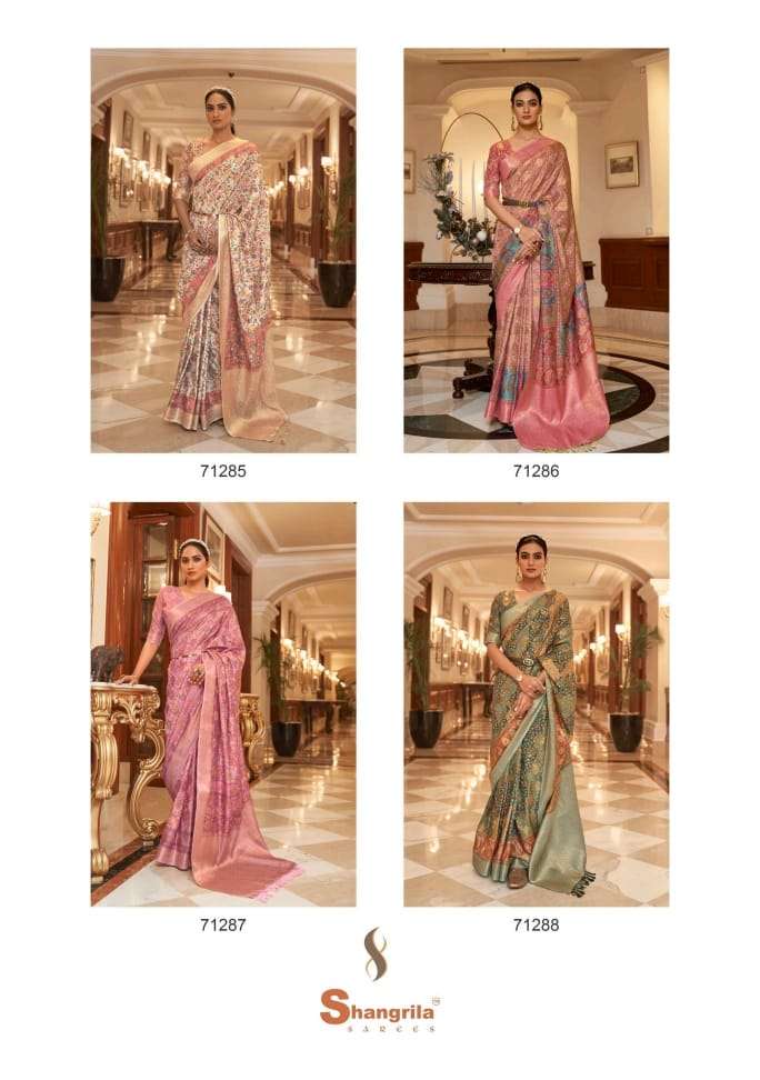 LATIKA DIGITAL RICH PALLU VOL-2 BY SHANGRILA 71281 TO 71288 SERIES INDIAN TRADITIONAL WEAR COLLECTION BEAUTIFUL STYLISH FANCY COLORFUL PARTY WEAR & OCCASIONAL WEAR DIGITAL PRINTED SAREES AT WHOLESALE PRICE
