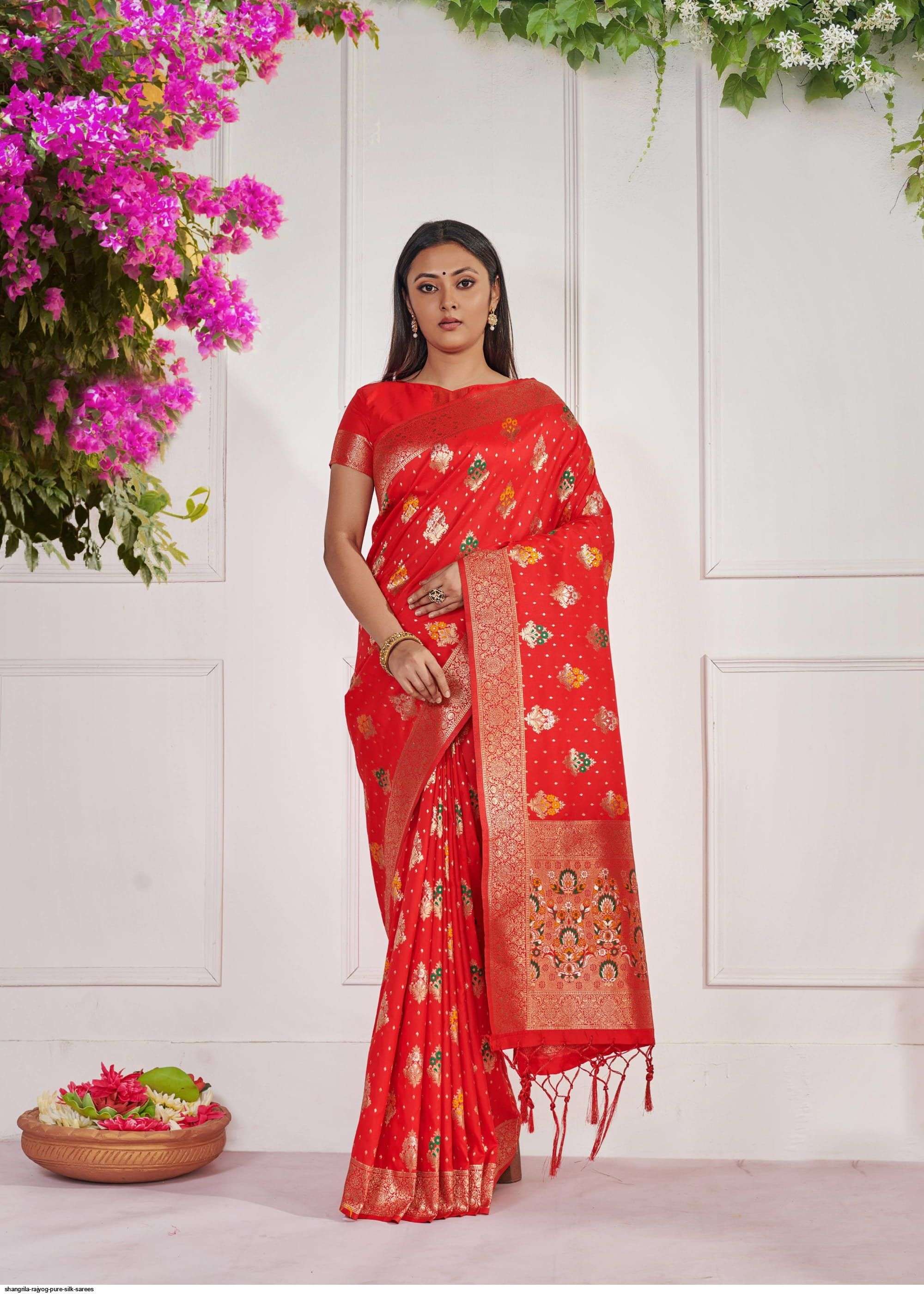 RAJYOG SILK BY SHANGRILA A TO F SERIES INDIAN TRADITIONAL WEAR COLLECTION BEAUTIFUL STYLISH FANCY COLORFUL PARTY WEAR & OCCASIONAL WEAR SOFT SILK SAREES AT WHOLESALE PRICE