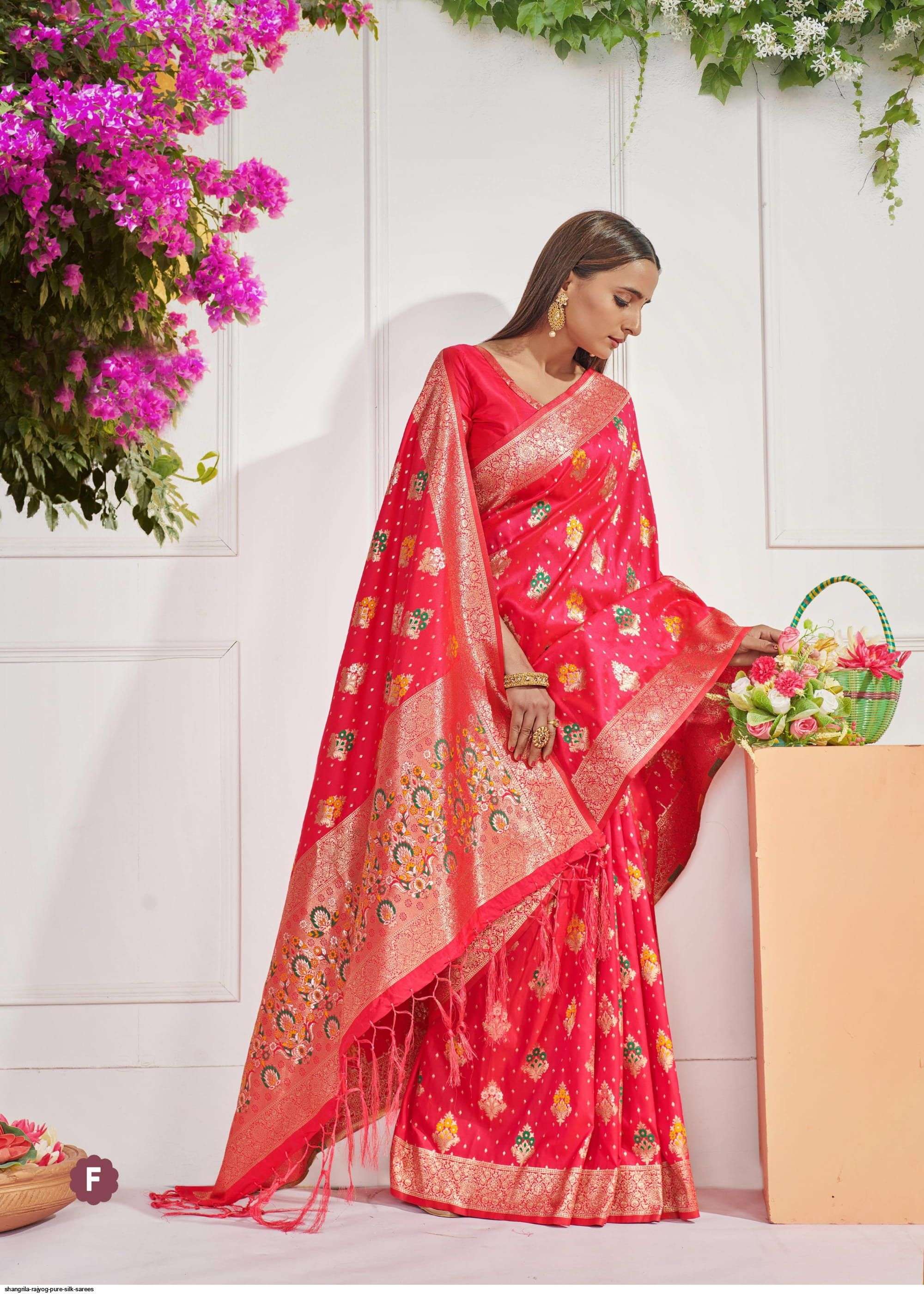 RAJYOG SILK BY SHANGRILA A TO F SERIES INDIAN TRADITIONAL WEAR COLLECTION BEAUTIFUL STYLISH FANCY COLORFUL PARTY WEAR & OCCASIONAL WEAR SOFT SILK SAREES AT WHOLESALE PRICE
