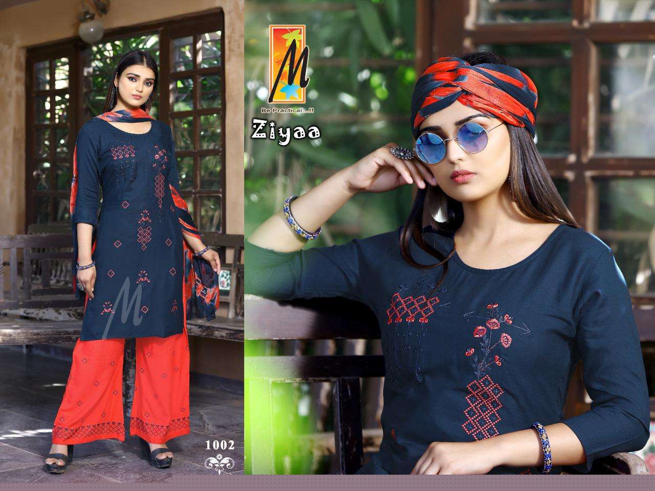 ZIYAA BY MASTER 1001 TO 1008 SERIES BEAUTIFUL SUITS COLORFUL STYLISH FANCY CASUAL WEAR & ETHNIC WEAR HEAVY RAYON EMBROIDERED DRESSES AT WHOLESALE PRICE