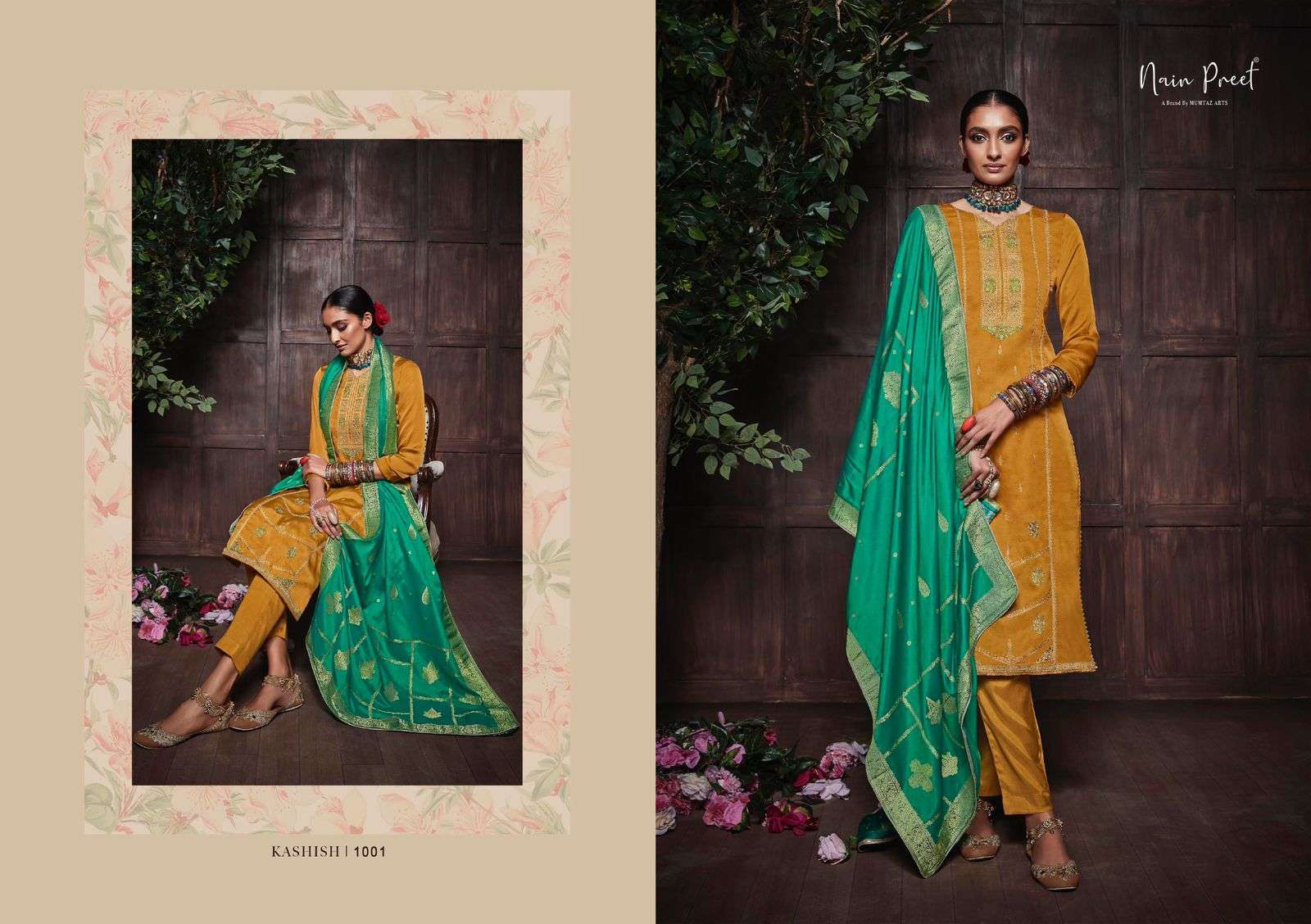 KASHISH BY NAIN PREET 1001 TO 1006 SERIES BEAUTIFUL SUITS COLORFUL STYLISH FANCY CASUAL WEAR & ETHNIC WEAR SOFT SILK DRESSES AT WHOLESALE PRICE