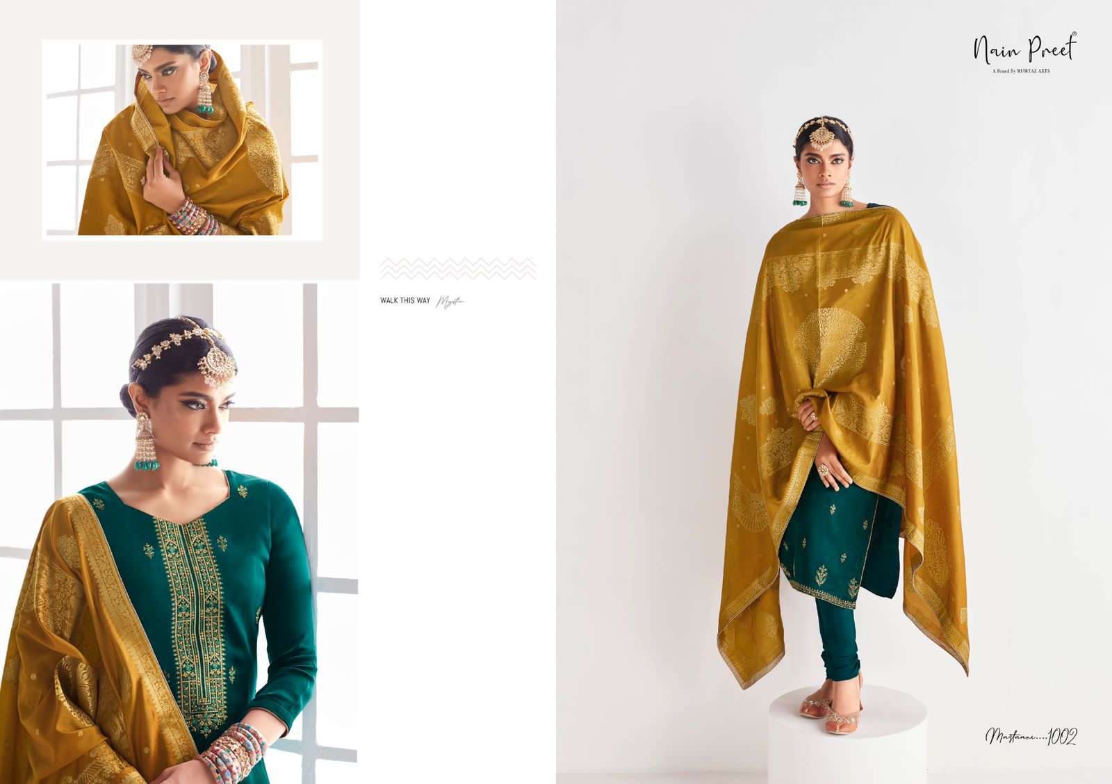 MASTAANI BY NAIN PREET 1001 TO 1006 SERIES BEAUTIFUL SUITS COLORFUL STYLISH FANCY CASUAL WEAR & ETHNIC WEAR SOFT SILK DRESSES AT WHOLESALE PRICE