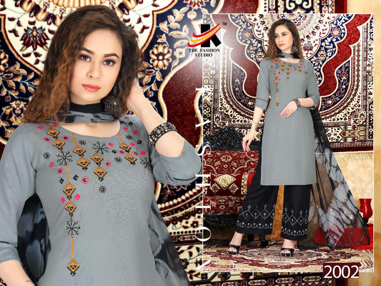 ROYAL QUEEN VOL-3 BY THE FASHION STUDIO 2001 TO 2008 SERIES BEAUTIFUL SUITS COLORFUL STYLISH FANCY CASUAL WEAR & ETHNIC WEAR HEAVY RAYON EMBROIDERED DRESSES AT WHOLESALE PRICE