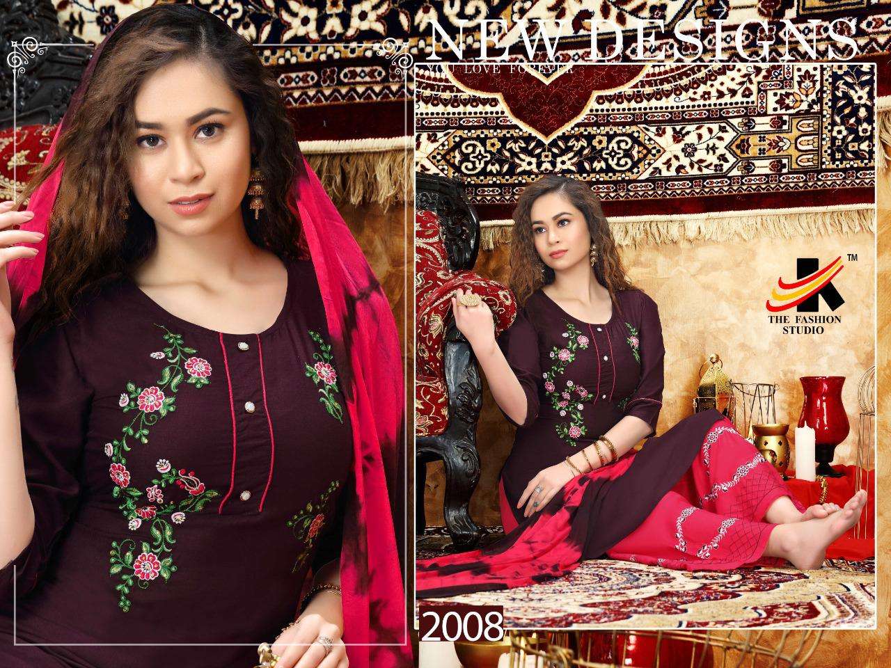 ROYAL QUEEN VOL-3 BY THE FASHION STUDIO 2001 TO 2008 SERIES BEAUTIFUL SUITS COLORFUL STYLISH FANCY CASUAL WEAR & ETHNIC WEAR HEAVY RAYON EMBROIDERED DRESSES AT WHOLESALE PRICE