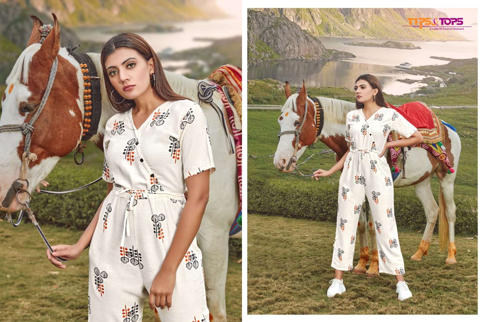 JUMPSUIT VOL-9 BY TIPS AND TOPS 901 TO 906 SERIES DESIGNER STYLISH FANCY COLORFUL BEAUTIFUL PARTY WEAR & ETHNIC WEAR COLLECTION HEAVY RAYON PRINT JUMPSUIT AT WHOLESALE PRICE