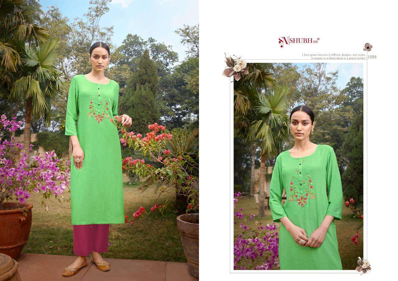 LADO RANI BY SHUBH NX 1001 TO 1006 SERIES DESIGNER STYLISH FANCY COLORFUL BEAUTIFUL PARTY WEAR & ETHNIC WEAR COLLECTION RAYON SLUB WITH WORK KURTIS AT WHOLESALE PRICE