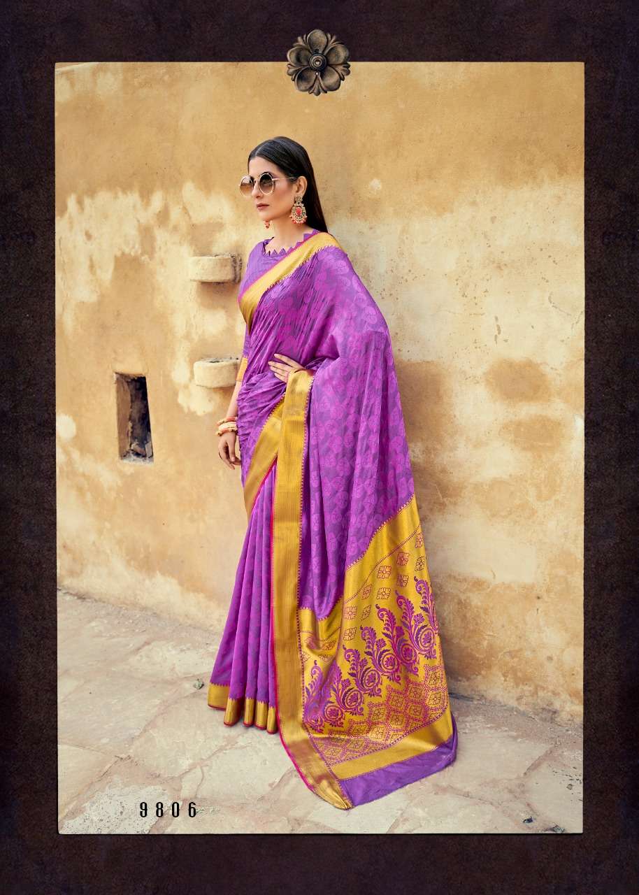 ANASTASIA BY RAJPATH 9801 TO 9806 SERIES INDIAN TRADITIONAL WEAR COLLECTION BEAUTIFUL STYLISH FANCY COLORFUL PARTY WEAR & OCCASIONAL WEAR SOFT BANARASI SAREES AT WHOLESALE PRICE