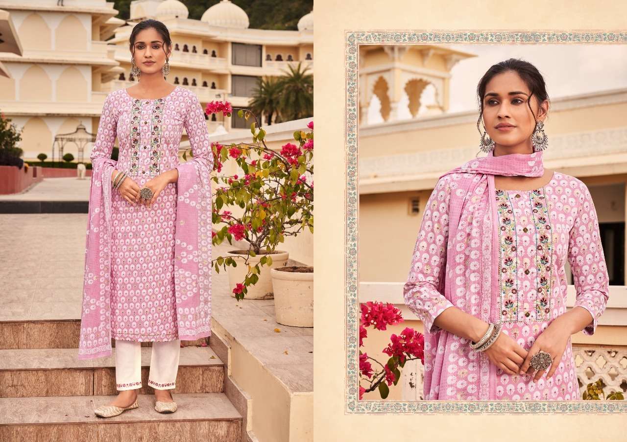 CHANNEL VOL-2 BY KIVI 12831 TO 12836 SERIES BEAUTIFUL SUITS COLORFUL STYLISH FANCY CASUAL WEAR & ETHNIC WEAR CAMBRIC COTTON WITH WORK DRESSES AT WHOLESALE PRICE