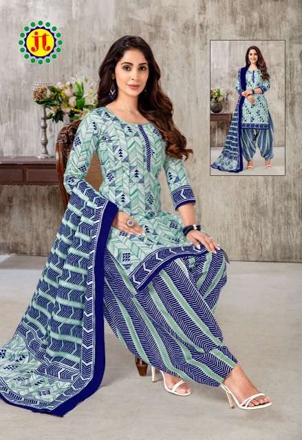 ANUPAMA BY JT 1001 TO 1010 SERIES BEAUTIFUL SUITS COLORFUL STYLISH FANCY CASUAL WEAR & ETHNIC WEAR COTTON PRINT DRESSES AT WHOLESALE PRICE