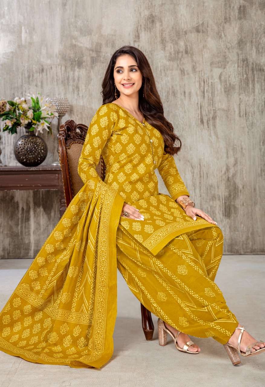 ANUPAMA BY JT 1001 TO 1010 SERIES BEAUTIFUL SUITS COLORFUL STYLISH FANCY CASUAL WEAR & ETHNIC WEAR COTTON PRINT DRESSES AT WHOLESALE PRICE