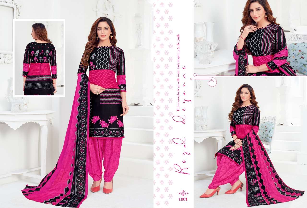 RIO VOL-14 BY LAADO 1401 TO 1412 SERIES BEAUTIFUL STYLISH SUITS FANCY COLORFUL CASUAL WEAR & ETHNIC WEAR & READY TO WEAR HEAVY COTTON PRINTED DRESSES AT WHOLESALE PRICE