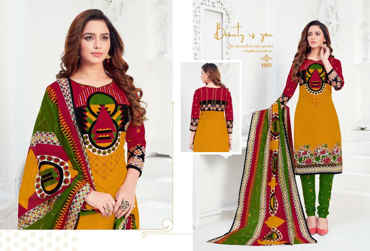 RIO VOL-14 BY LAADO 1401 TO 1412 SERIES BEAUTIFUL STYLISH SUITS FANCY COLORFUL CASUAL WEAR & ETHNIC WEAR & READY TO WEAR HEAVY COTTON PRINTED DRESSES AT WHOLESALE PRICE