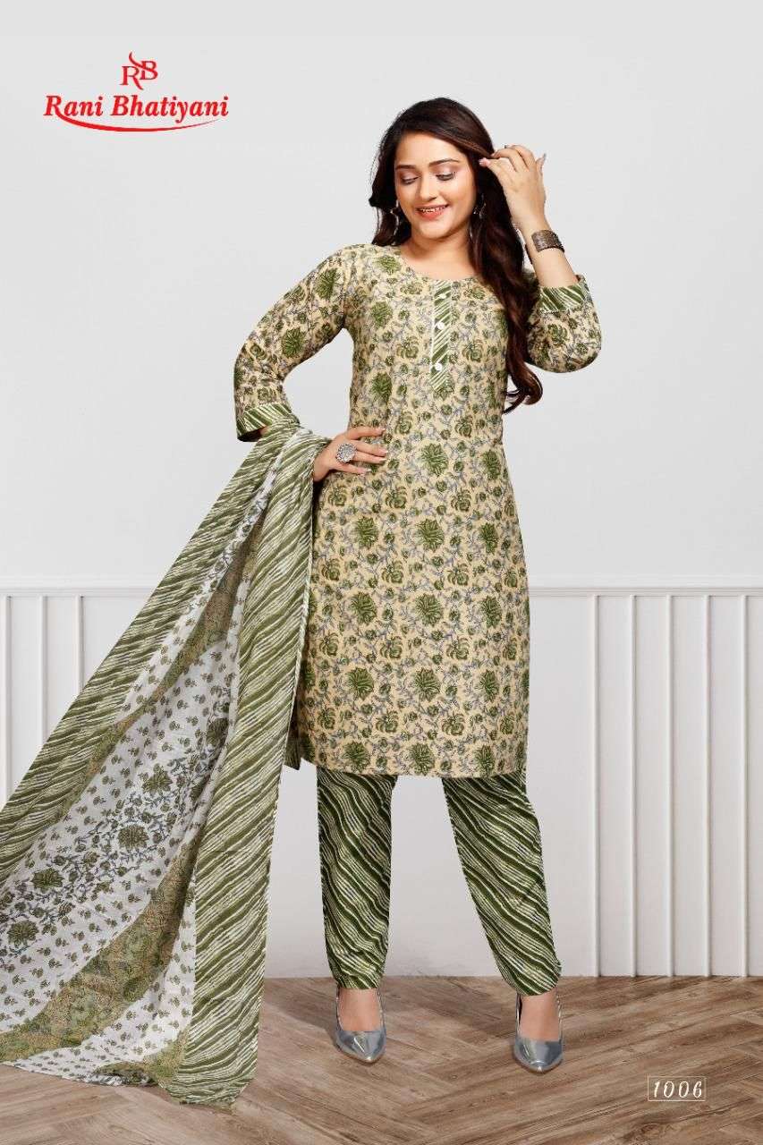 COTTON CANDY BY RANI BHATIYANI 1001 TO 1006 SERIES BEAUTIFUL SUITS COLORFUL STYLISH FANCY CASUAL WEAR & ETHNIC WEAR CAMBRIC PRINT DRESSES AT WHOLESALE PRICE