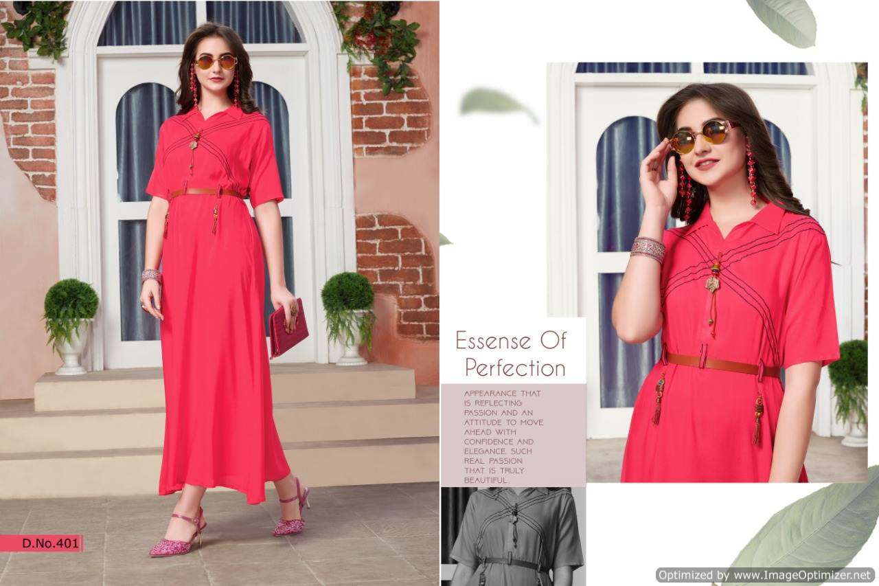PULPEE VOL-4 BY KAJRI STYLE 401 TO 408 SERIES BEAUTIFUL STYLISH FANCY COLORFUL CASUAL WEAR & ETHNIC WEAR HEAVY RAYON GOWNS AT WHOLESALE PRICE
