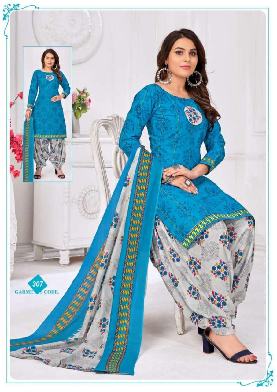 RUBY PATIYALA VOL-3 BY LAADO 301 TO 310 SERIES BEAUTIFUL STYLISH SUITS FANCY COLORFUL CASUAL WEAR & ETHNIC WEAR & READY TO WEAR HEAVY COTTON PRINTED DRESSES AT WHOLESALE PRICE